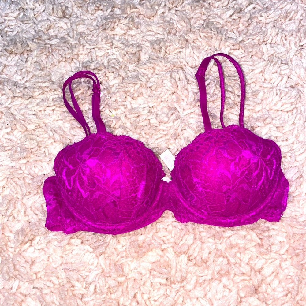 Floral Fuchsia Bra by PINK